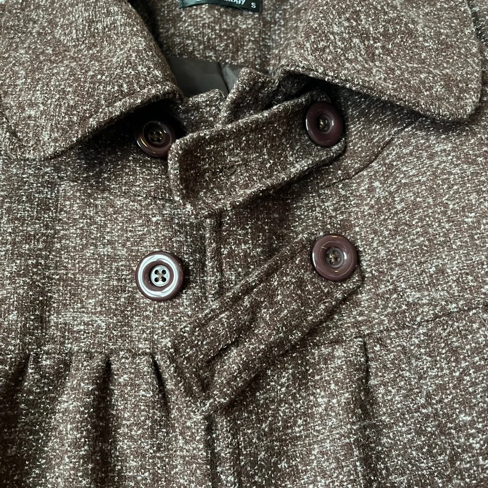 Brown Trendology Button Jacket (Small) - Picture 8 of 9